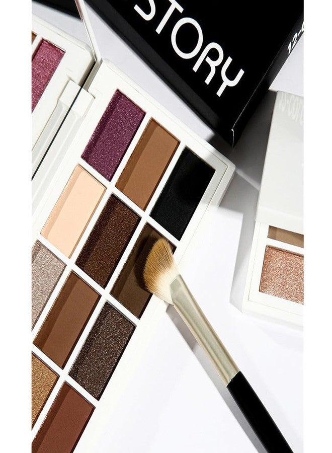 UOCK 12 Color Luxury Eyeshadow Palette, Matte Shimmer Eyeshadow Makeup Palette, Eyeshadow Contour Palette. Easy To Blend And Long-lasting, Suitable For Professional Makeup For Women. (02#) - Image 5